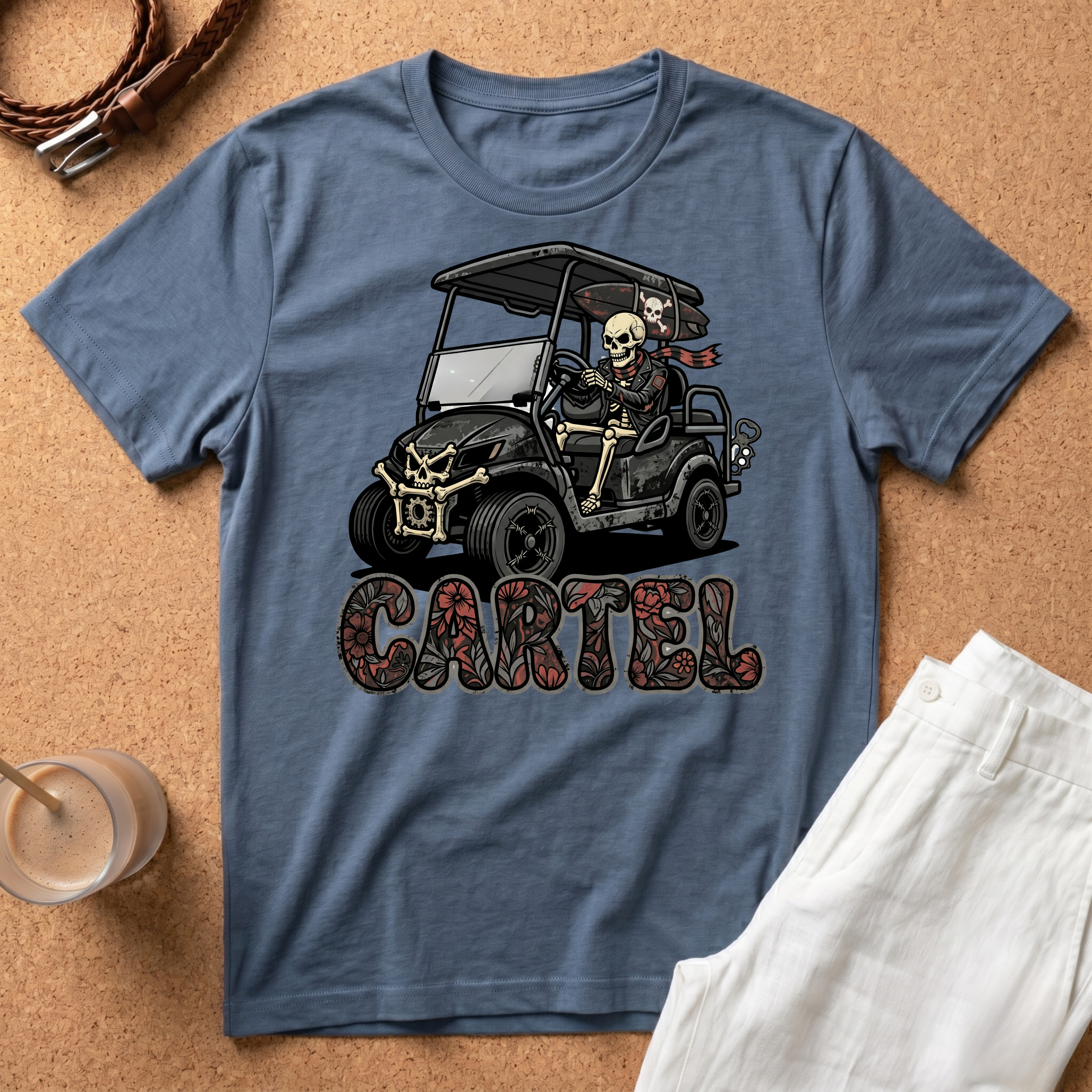 Cartel Golf Cart T-Shirt — Funny Off-Roading Club Tee