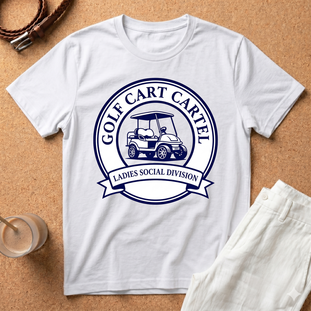 Golf Cart Cartel T-Shirt - Ladies Social Division