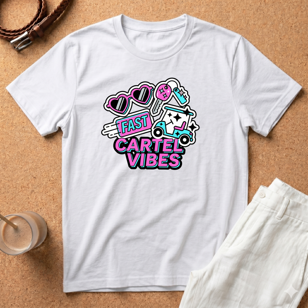 Fast Cartel Vibes T-Shirt — Golf Cart Cartel Tee