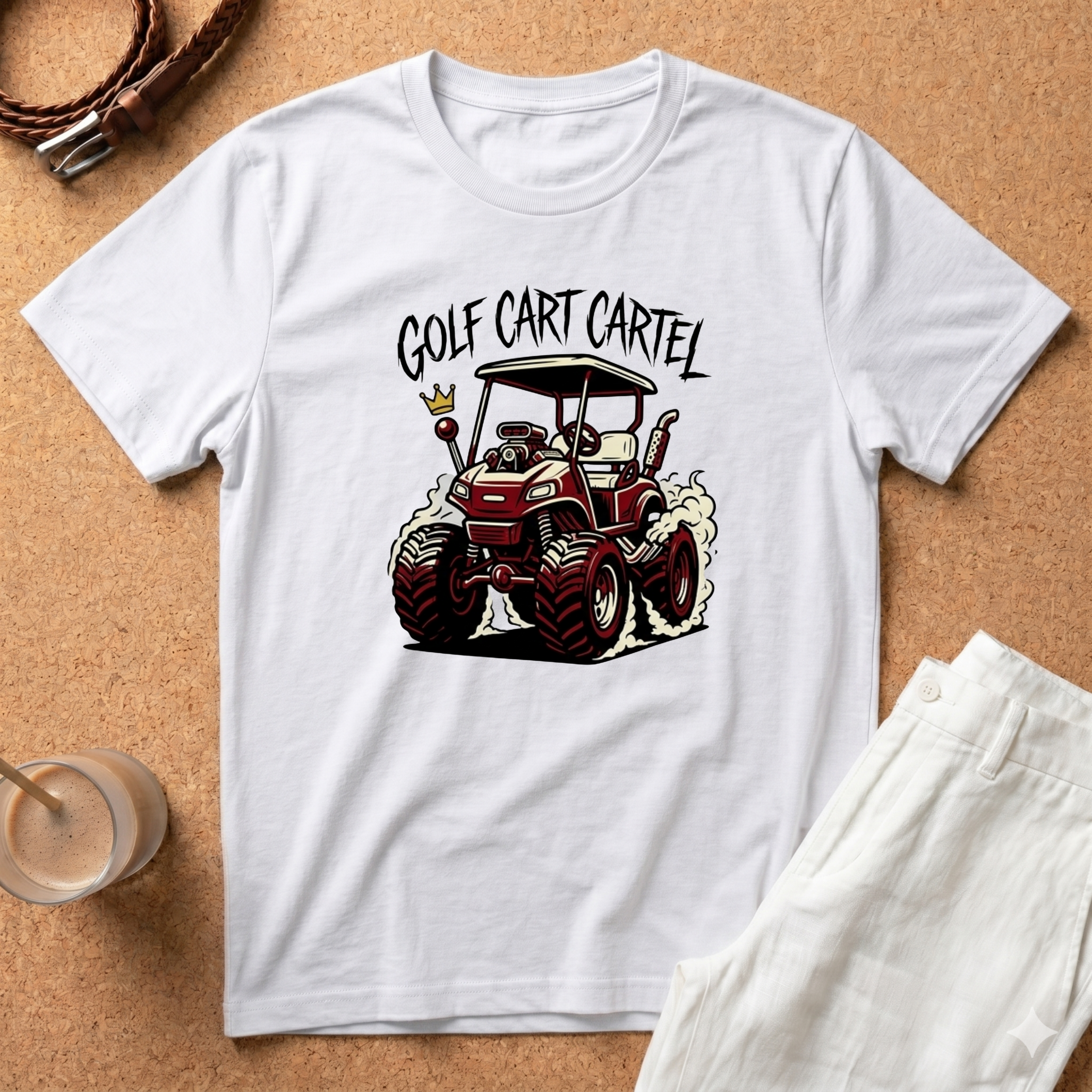 Golf Cart Cartel T-Shirt – Off-Road Golfing Graphic Tee
