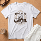 Golf Cart Cartel T-Shirt — Vintage Golf Cart Graphic Tee (Est. 2025)