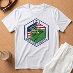 Golf Cart Cartel T‑Shirt — Patriotic American Flag Off‑Road Golf Cart Tee